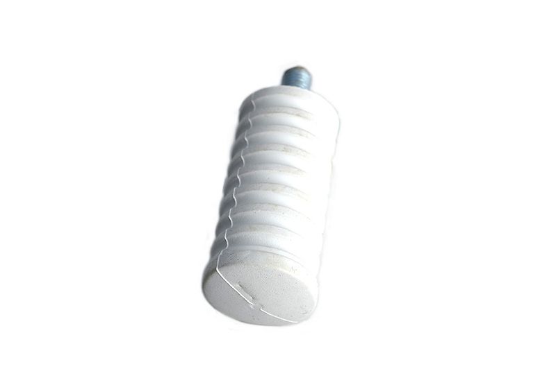 Växelpinne V-Twin vit gummi