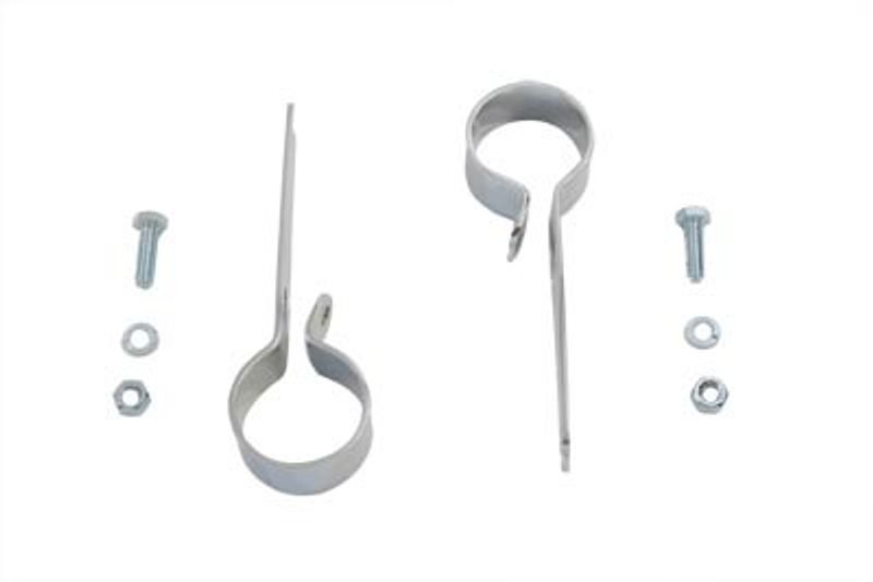 Klammer V-Twin avgassystem 1-3/4 tum krom