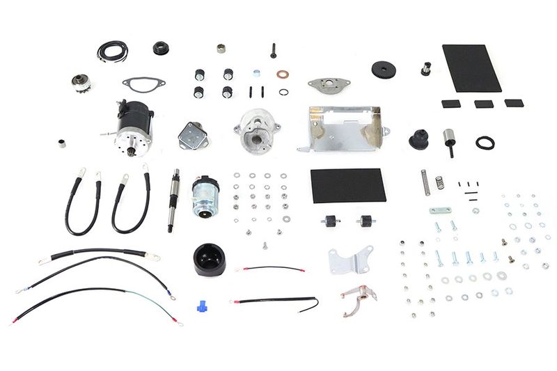 Startmotor V-Twin 1,4 kW Hitachi svart FX FL 71-79