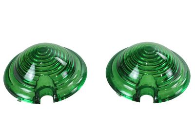 Bullet Style Marker Lamp Green Lens Set