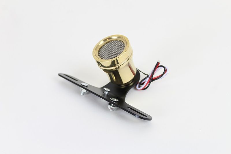 Baklykta V-Twin LED Search Light mässing/aluminium