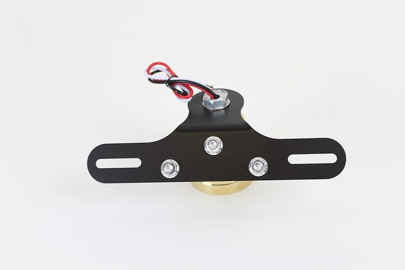 Baklykta V-Twin LED Search Light mässing/aluminium
