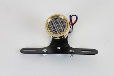 Baklykta V-Twin LED Search Light mässing/aluminium