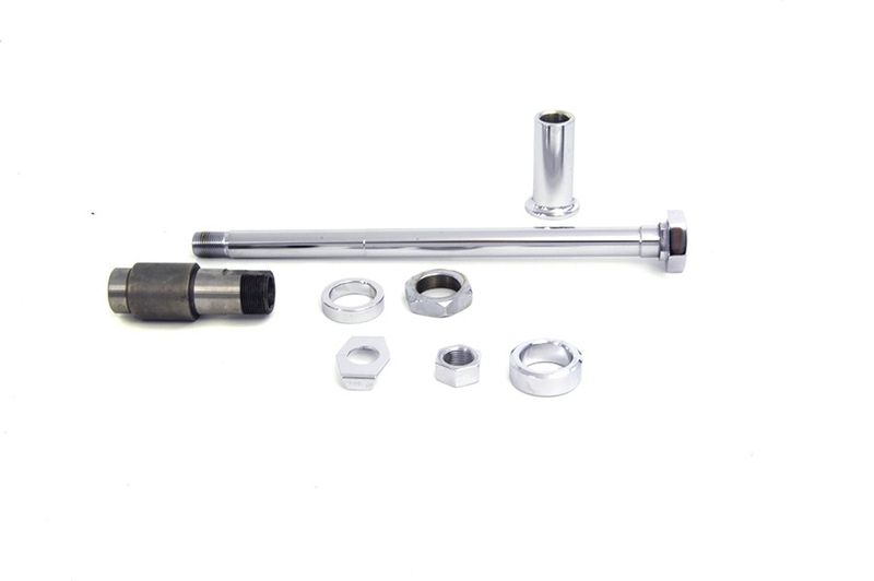 Hjulaxel bak V-Twin sats krom 63-66