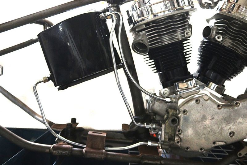 Oljeslang V-Twin sats krom 49-57