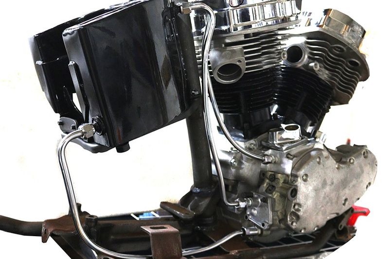 Oljeslang V-Twin sats krom 49-57
