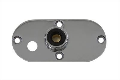 Transmissionskåpa oval krom