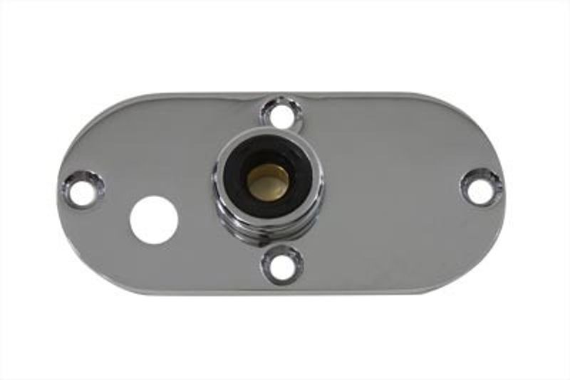 Transmissionskåpa oval krom
