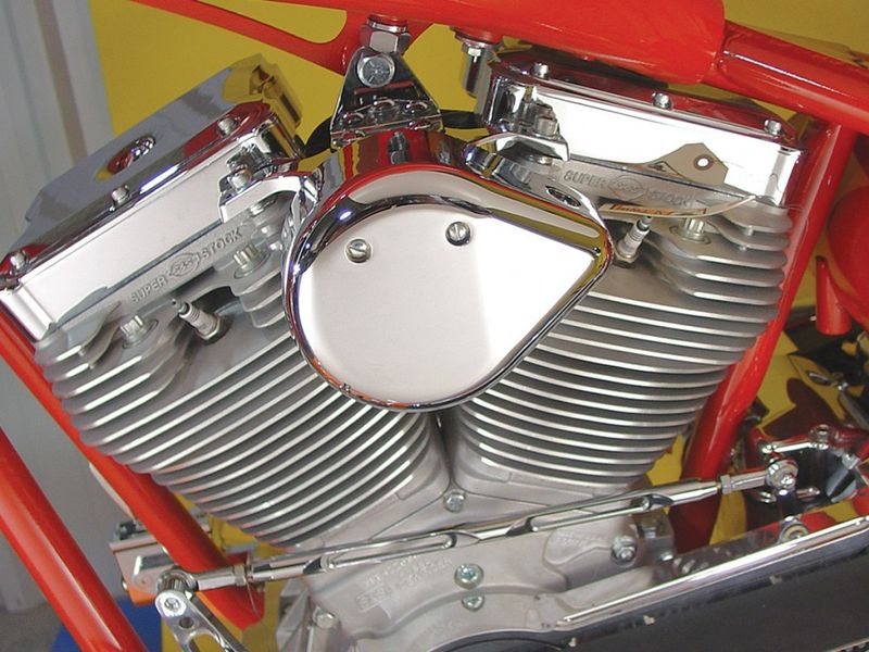 Kåpa tändspole V-Twin Teardrop krom