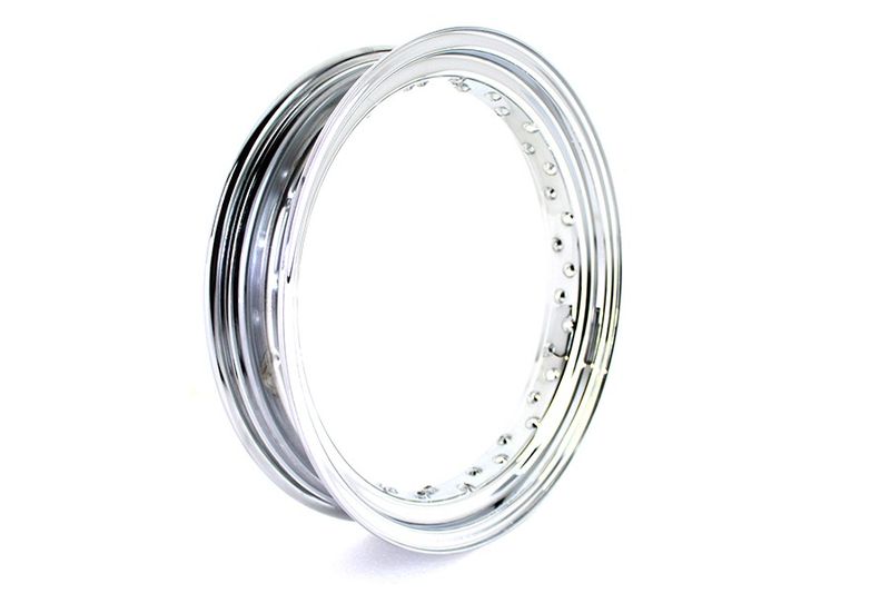 Fälg V-Twin Drop Center 18x3.50 krom