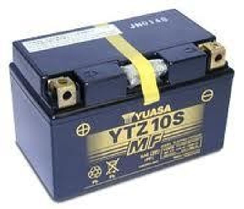Batteri Yuasa YTZ10S 12 V underhållsfritt 150 x 86 x 91,44 mm svart