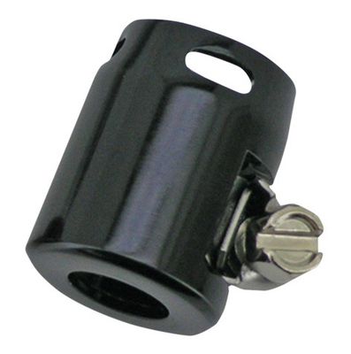 Gzp 6Pck Grooved Hose End 1/4+5/16Id Black