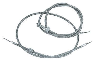 Gzp Braided Clear Coated Speedo Cable L=