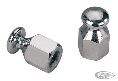 Muttrar bungee Zodiac 3/8-16 UNC krom par