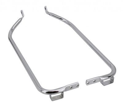 Gzp Chrome Saddlebag Support Kit FLH/FLT 09-13