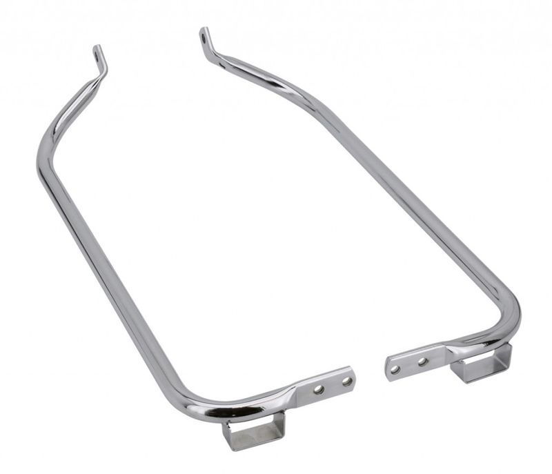 Gzp Chrome Saddlebag Support Kit FLH/FLT 09-13