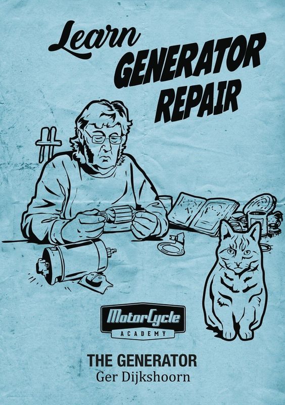 Reparationshandbok generator Dijkshoorn (engelska)