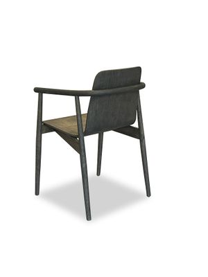 Serate Armchair oak dark brown oil by says who