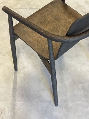 Serate Armchair oak dark brown oil by says who