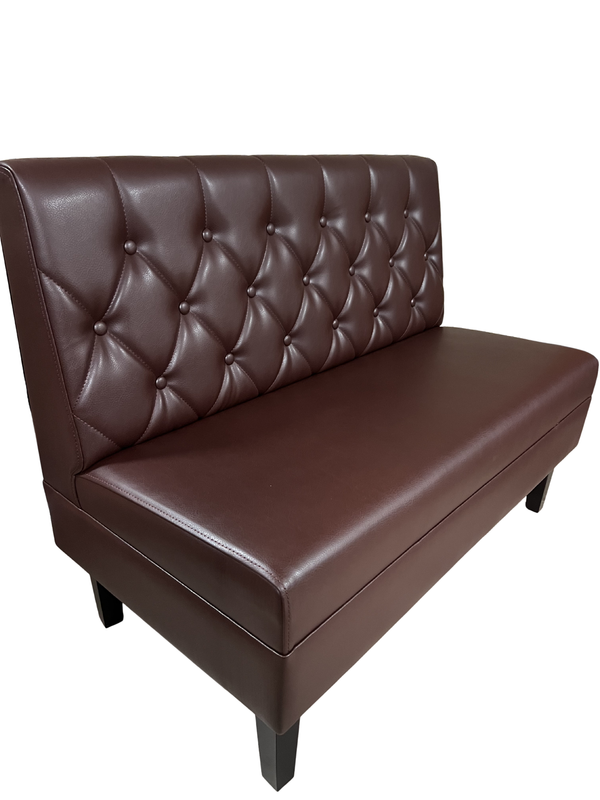 Bilbao soffa brun/vinröd (120cm)