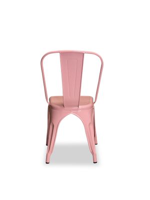 Plåtstol Paris Rosa