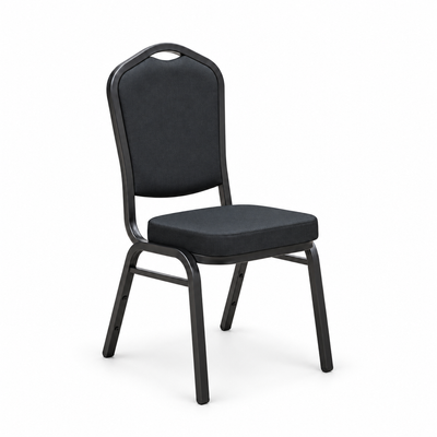 Everest Svart – Stapelbar konferensstol.
