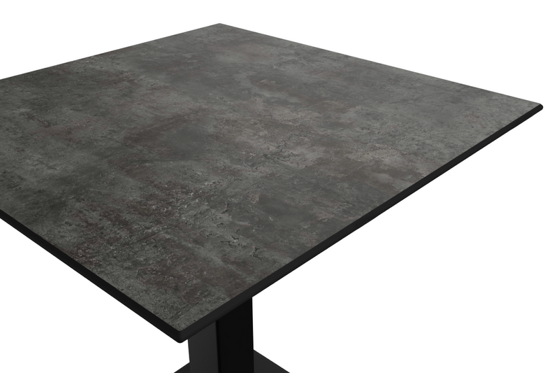 Utomhusbord 69x69 Mörk Betong