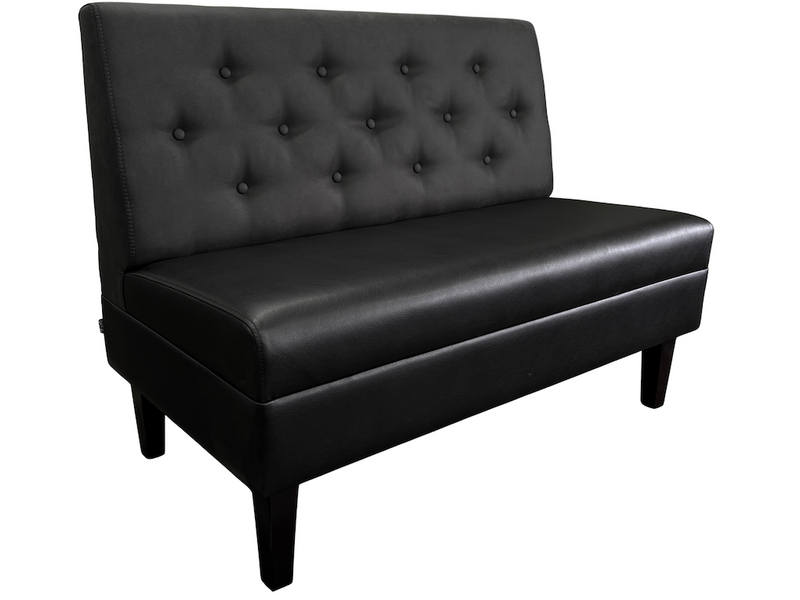 Bilbao soffa svart (120cm)