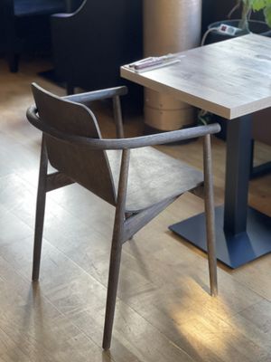Serate Armchair oak dark brown oil by says who