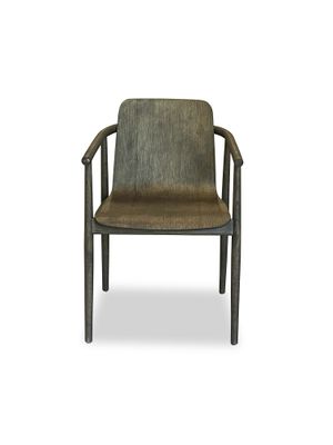 Serate Armchair oak dark brown oil by says who