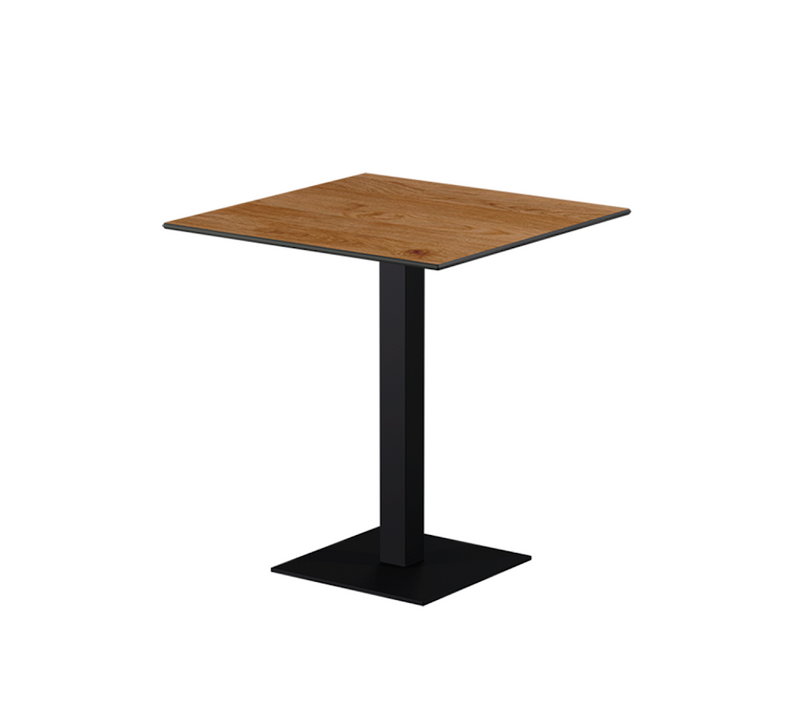 Ljus Ek kompaktlaminat utomhusbord 69x59