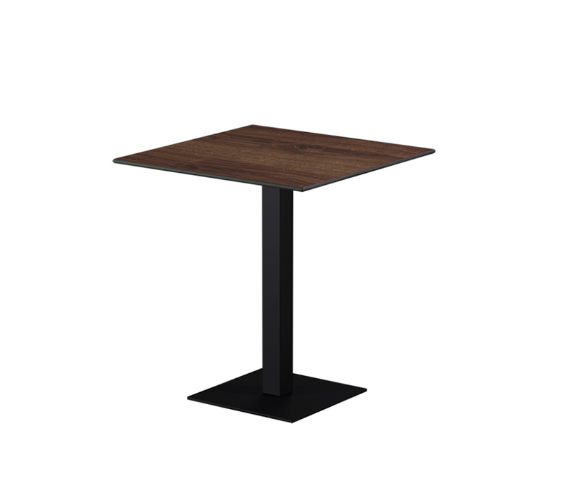 Mörk Ek kompaktlaminat utomhusbord 69x59