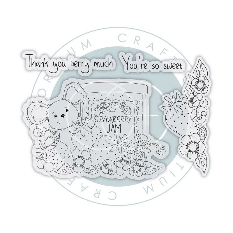 Clear Stamps - Strawberry Tea - So Sweet