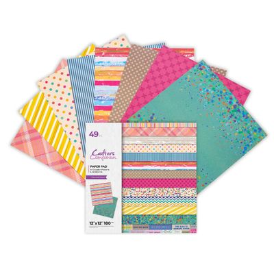 Crafter's Companion - 12 x 12 Paper Pad - All Occasion Patterns and Sentiments