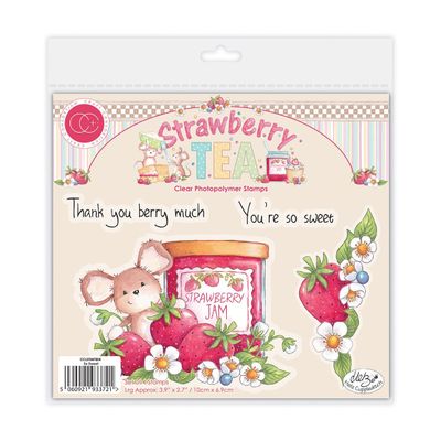 Clear Stamps - Strawberry Tea - So Sweet