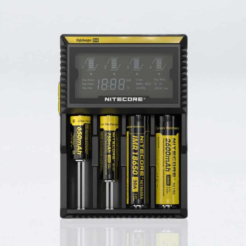 Nitecore - Digicharger D4 Batteriladdare