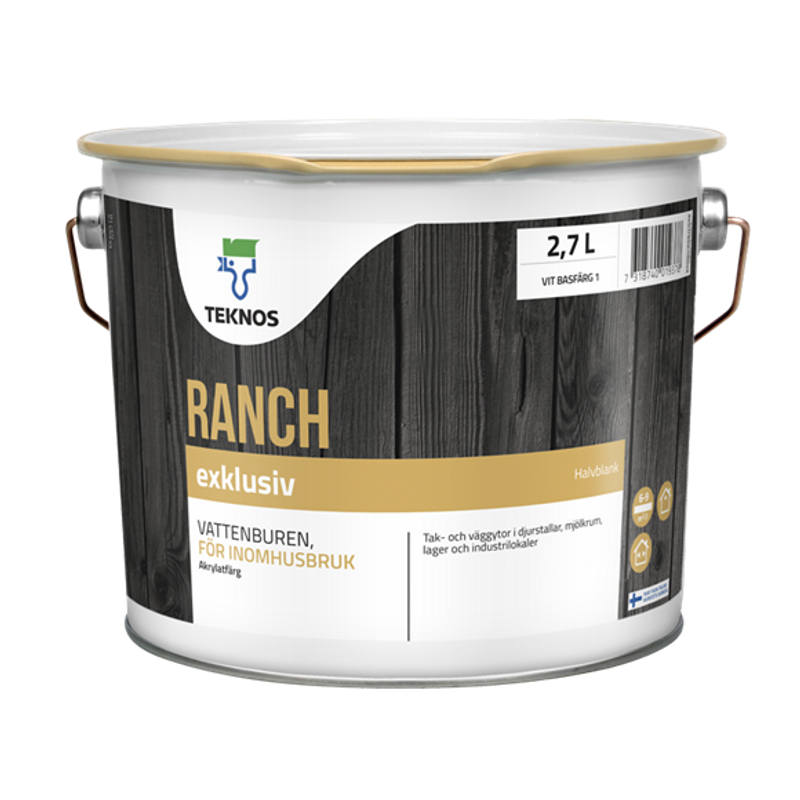 Ranch Exklusiv Vit/Bas 1 2,7L