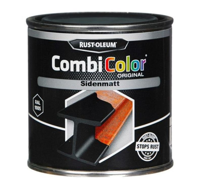 Metallack CombiColor Sidenmatt Svart