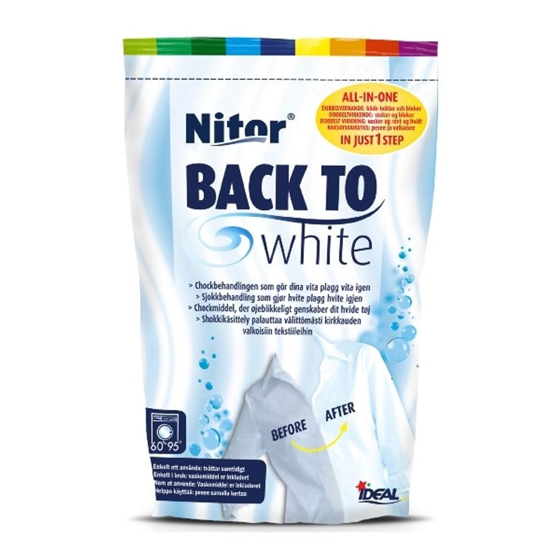 Textilfärg Nitor Back to white 400 g