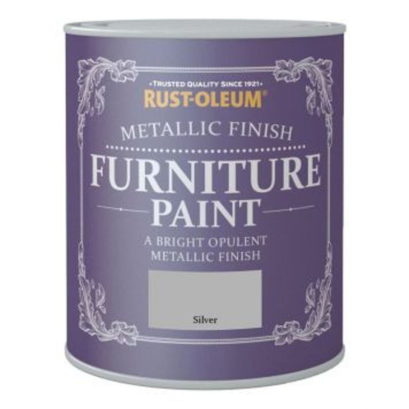 Möbelfärg Metallic Silver Rust-Oleum