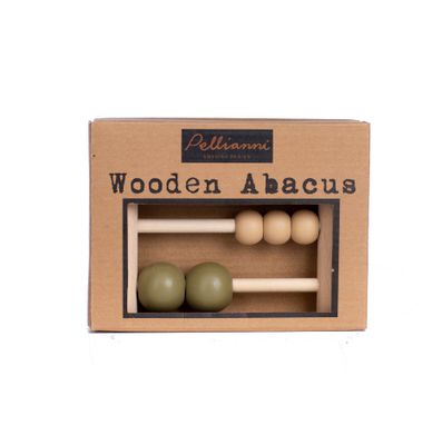 Wooden abacus autumn