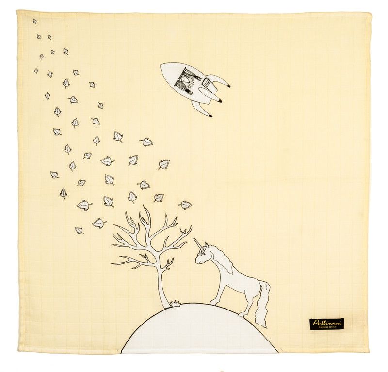 Organic muslin unicorn