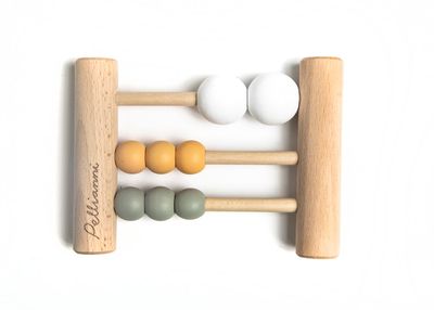Wooden abacus pastel