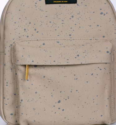 Backpack spotted beige