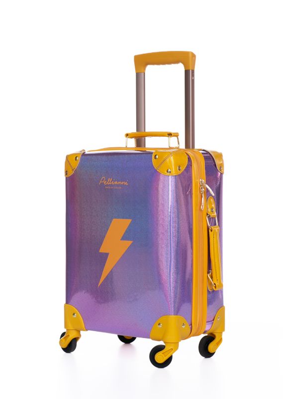 Suitcase Purple Lightning