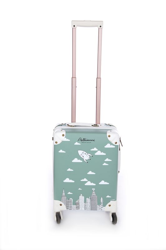 City suitcase aqua