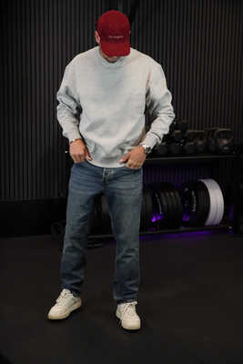 LWN GREY OVERSIZE SWEATSHIRT
