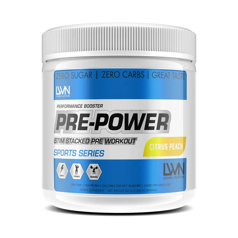 LWN PWO citron/persika 300g