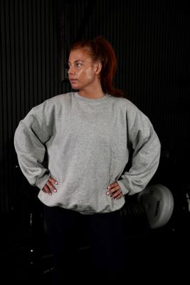 LWN GREY WOMAN OVERSIZE SWEATSHIRT