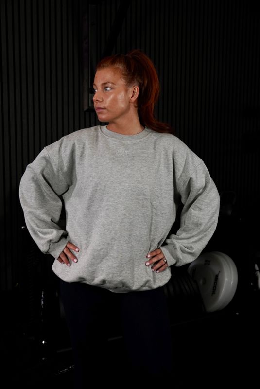 LWN GREY WOMAN OVERSIZE SWEATSHIRT